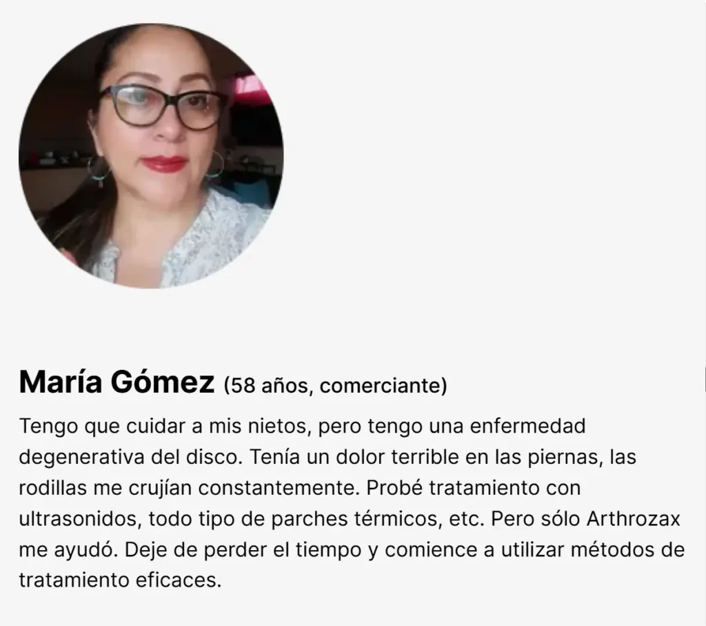 Opiniones sobre Arthrozax